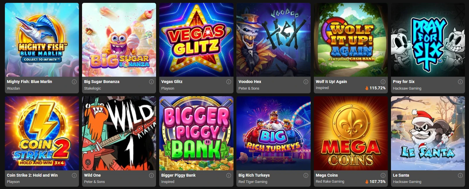 Titan casino slots.